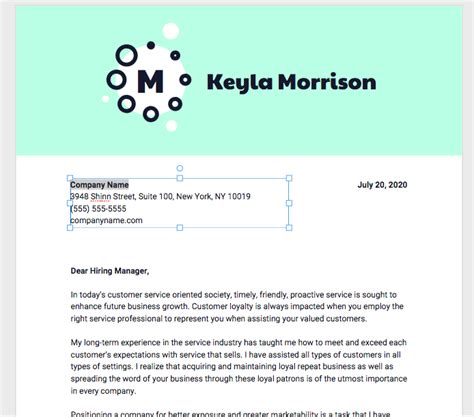 10 Cover Letter Templates And Expert Design Tips To Impress Employers