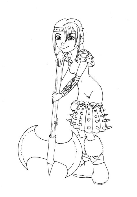 Astrid Lineart By Husqvarna Hentai Foundry