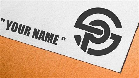 Cara Membuat Logo Inisial Nama Di Pixellab Logo Inisial Ps Design