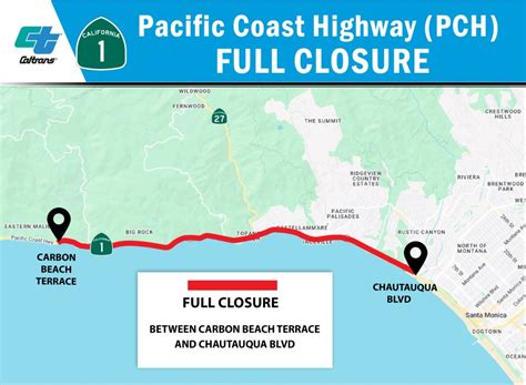 Pacific Coast Highway Buried By Mudslides Closed From Malibu To