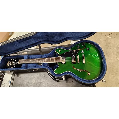 Used Guild Starfire Iv Hollow Body Electric Guitar Green Guitar Center