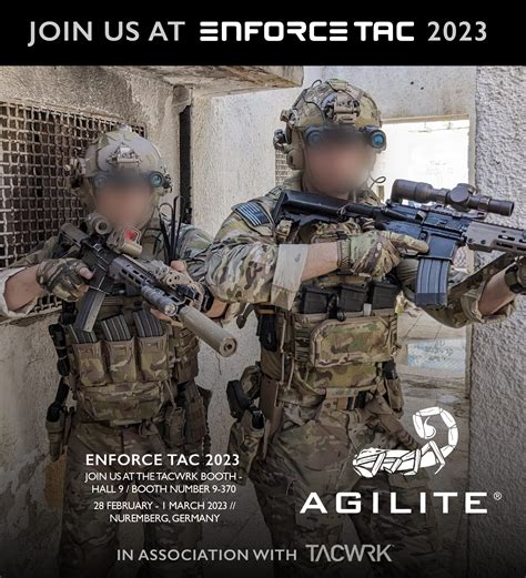 See the Latest from Agilite at Enforce Tac/IWA | Soldier Systems Daily