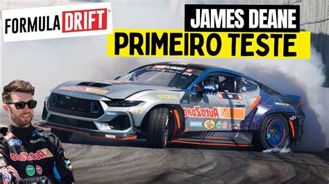 James Deane Primeiro Teste Em Mustang Rtr Oficial Da Formula Drift E J