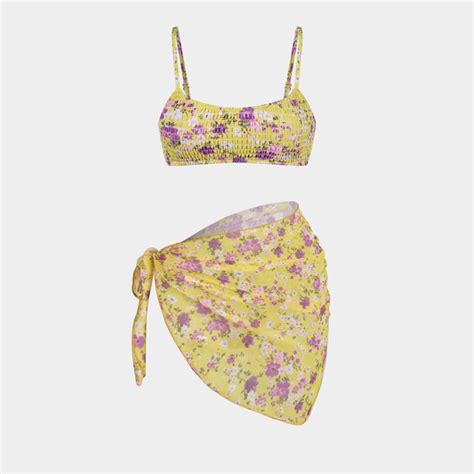 Runfenguu Swimsuit Bikini Swimsuits Plus Sizewomen S Printing Fashion Soft Suspenders Backless