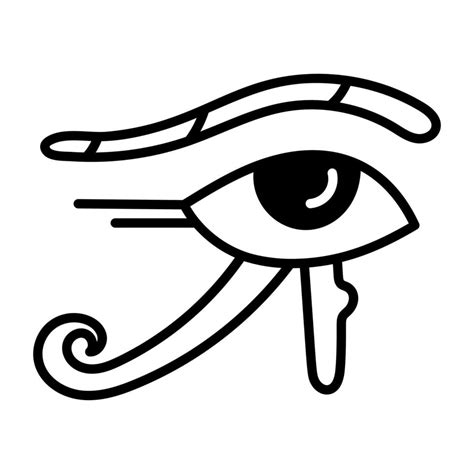 Trendy Horus Eye 21694498 Vector Art At Vecteezy