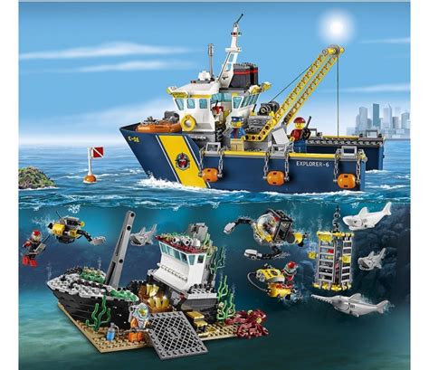 Lego City Корабль исследователей морских глубин 60095 — купить по ...