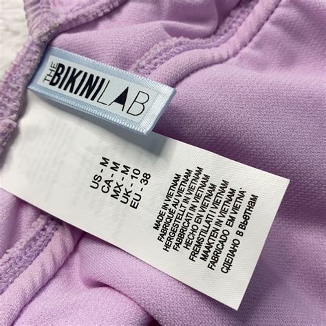 Lilac Bikini Lab Ribbed One Piece Gem