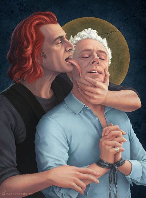 Pin By Kristel On Ineffable Husbands Good Omens Book Cute Gay Angel