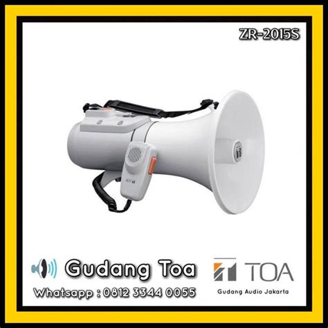 Jual Toa Megaphone Zr 2015S Sirine Shopee Indonesia