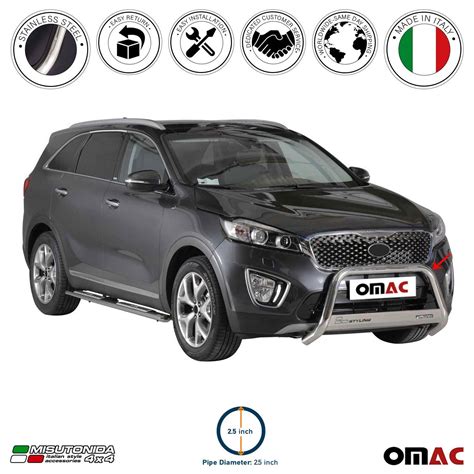 Bull Bar Front Bumper Grill Guard For Kia Sorento 2016 2018 Stainless