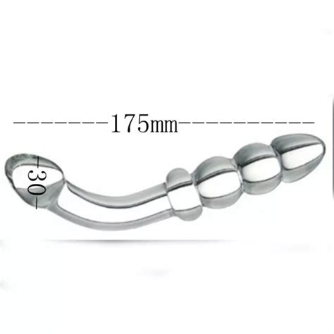 PLUG ANAL DILDO En Verre Avec Trous Godemiché Masturbateur Dilatateur Sextoy FR EUR 9 48