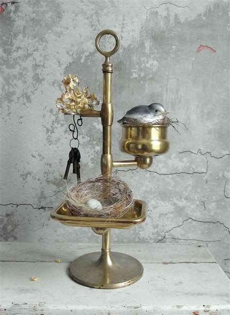 Brass Bathroom Soap Stand Vintage Bathroom Organizer With Soap Cup