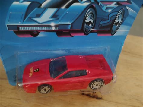 Mavin Vintage 1986 Mattel Hot Wheels Red Ferrari Testsrossa Sports Car Collectible