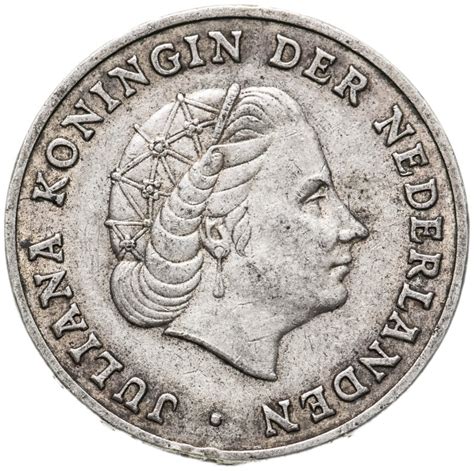 Монета Нидерланды 1 гульден (gulden) 1963 стоимостью 928 руб.