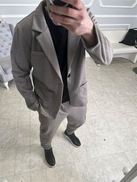 Серый мужской класический костюм.52-034 (ID#2089579052), цена: 1925 ...