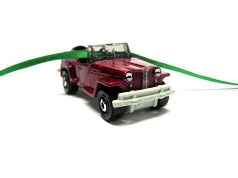 1948 Jeep Willys Jeepster Car Matchbox Ornament Hot Wheels Etsy