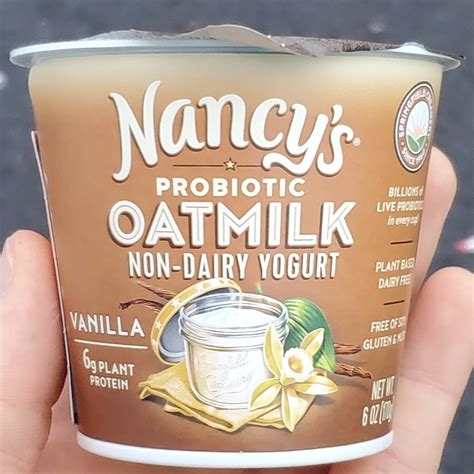 Nancy S Yogurt Probiotic Oatmilk Non Dairy Yogurt Vanilla Reviews