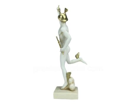 Hermes Naked Nude Male Figure Greek Olympian God Messenger Statue