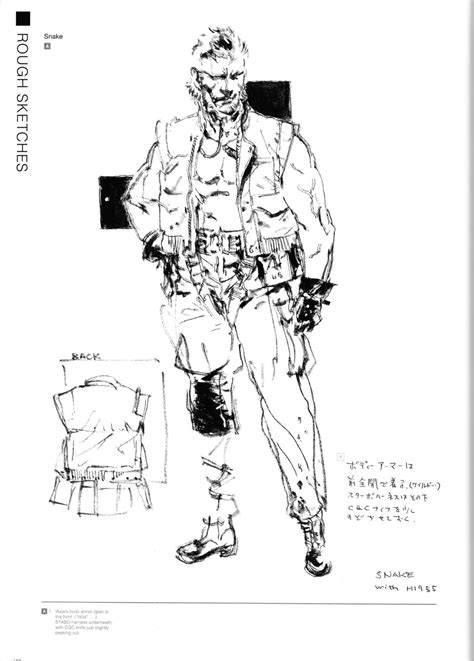 First Concept Art Of Naked Snake Made For MGS3 R Metalgearsolid