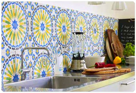 Плитка в марокканском стиле на кухню - 13 фото