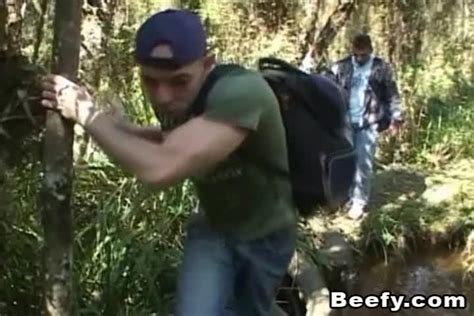 Muscled Beefy Hardcore Anal Sex In The Forest BoyFriendTV