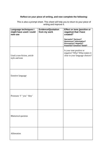 Transactional Writing Task Practise | Teaching Resources