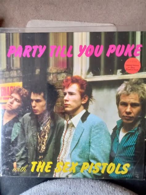 SUPER RARE SEX Pistols Original Splatter Vinyl Coloured Album Pressed