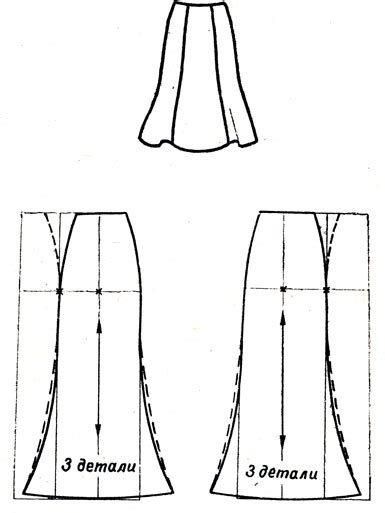 3. Разработка фасонов юбок [1985 Азарова М.Н. - Женская и детская одежда]