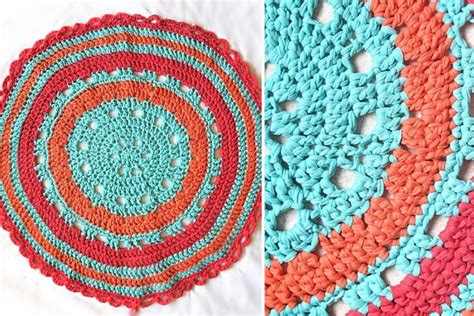 Round Crocheted Rug - Free Crochet Pattern