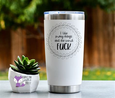 I Like Pretty Things And The Word Fuck Svg File Etsy