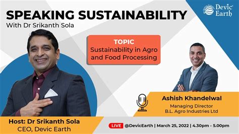 Ep 11 Sustainability In Agro And Food Processing Ashish Khandelwal Md