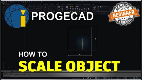 Progecad How To Scale Tutorial Youtube