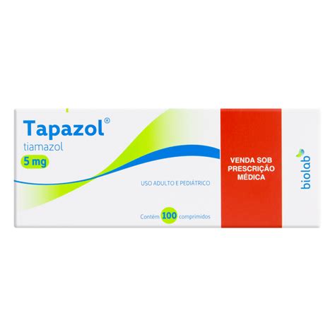 Para Que Serve O Tapazol - TAPAZOL 5MG 100 CPRS