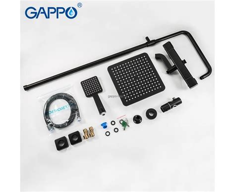 G2491-6 GAPPO душевая стойка, с термостатическим смесителем, латунь ...