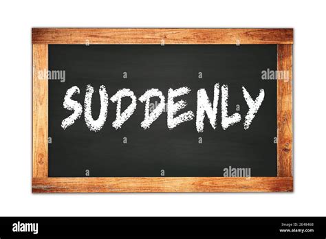 Suddenly word hi-res stock photography and images - Alamy