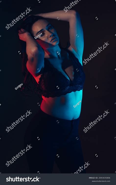 Plus Size Sexy Fashion Model Lingerie Stock Photo 2093435806 Shutterstock