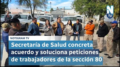 Secretar A De Salud Concreta Acuerdo Y Soluciona Peticiones De