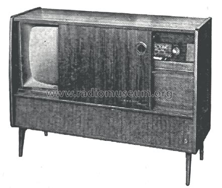 Zauberspiegel Fernseh Stereo Konzertschrank Tv Radio Grundig Radio