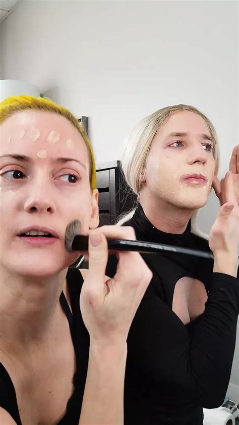 Crossdresser Bailey Wilde And Belyla Bradley Putting On Makeup Shemale Porn Xhamster