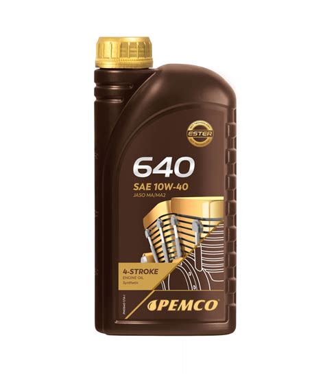 PM0640-1 PEMCO 10W-40 4T 640 1л (синт мотор масло для 4-х тактных двиг ...