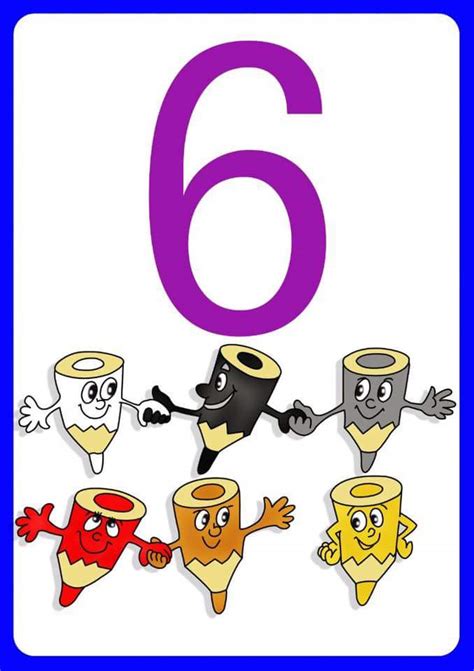 number-six-flashcards-for-kids « Preschool and Homeschool