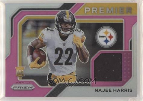 2021 Panini Prizm Premier Jerseys Pink Prizm Pj 13 Najee Harris