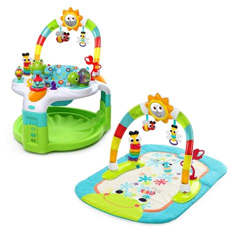 Amazon.com : Bright Starts 2 in 1 Laugh & Lights Activity Gym and ...