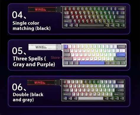 Aula Win Win He Magnetic Switch Keyboard K Rgb Hot Swap Wired Keyboard Hz Polling Rate