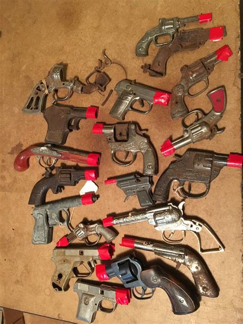 Vintage Toy Gun Parts Cap Gun Parts Old Toy Guns For Parts Or Restore