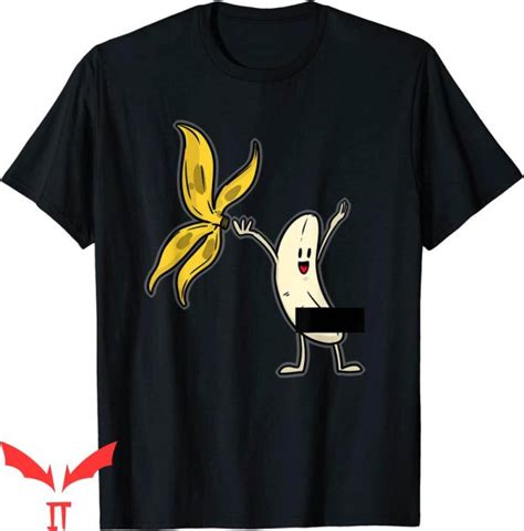 Naked T Shirt Banana Striptease Censored Naked Funny