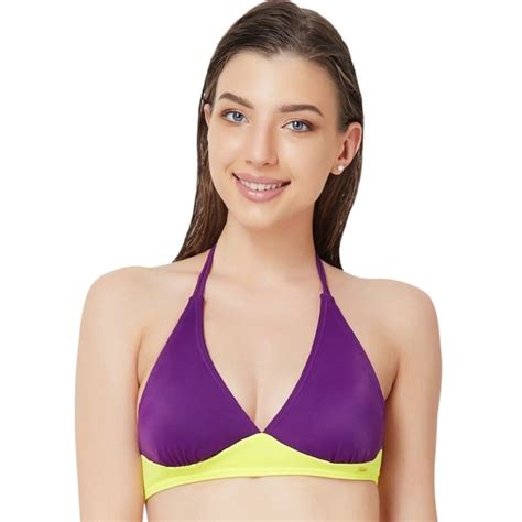 Amante Purple Halter Bikini Top Buy Amante Purple Halter Bikini Top Online At Best Price In