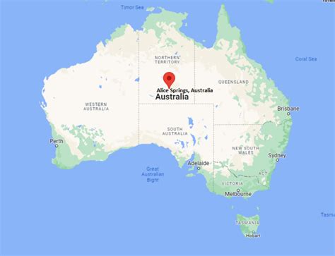 alice springs australia   alice springs located