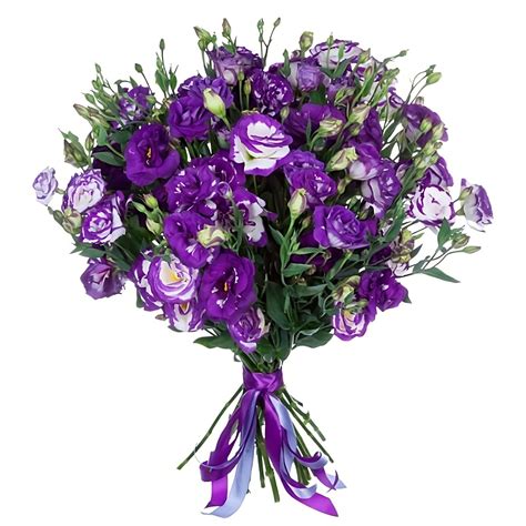 Букет из эустомы (59 фото)