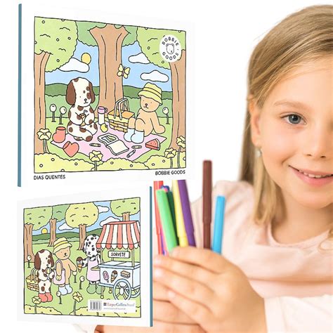 Livro de Colorir Boobie Goods - Dias Quentes - Tralalá 4 Kids